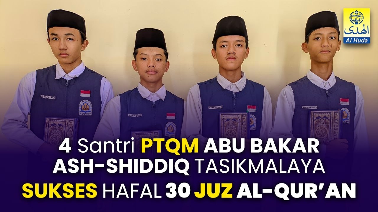 Empat Santri PTQM Abu Bakar Ash-Shiddiq Tasikmalaya Sukses Hafal 30 Juz Al-Qur’an